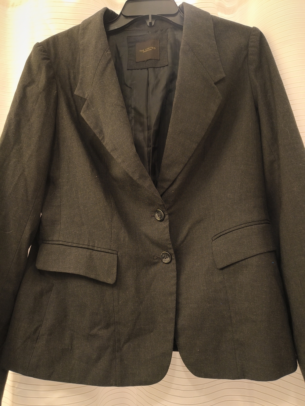 The Limited Women's Charcoal Gray Tailored Blazer